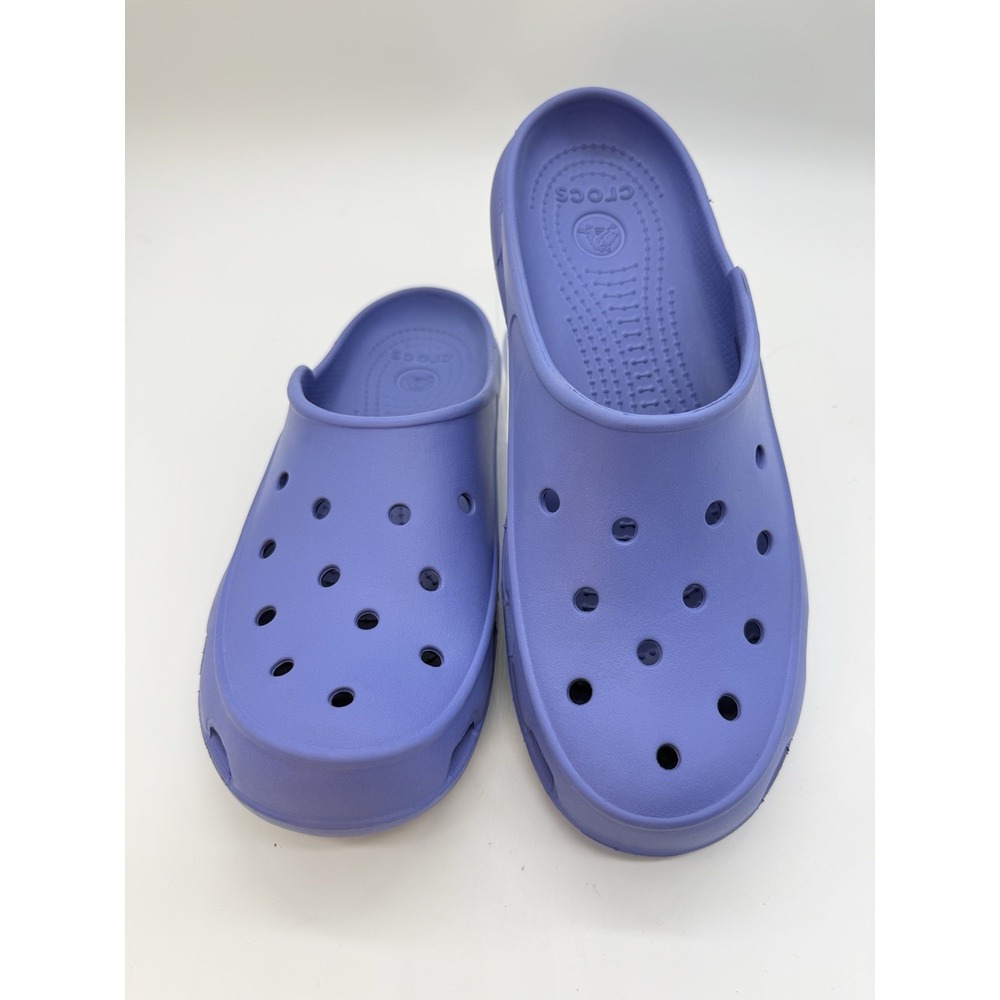 Crocs Freesail Clogs Women's Size 9 Purple Slim Fit Mules Rare Discontinued